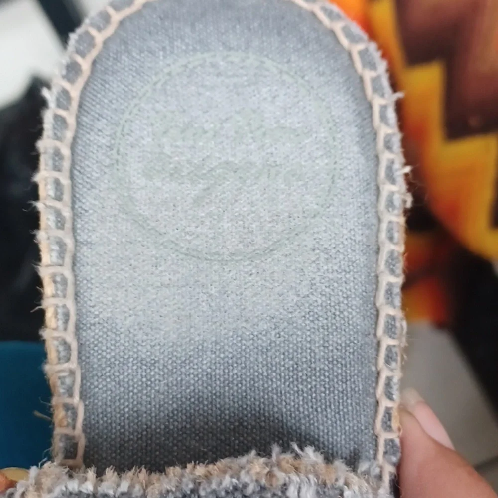 Toni Pons Lugano Espadrille Wedge Sandals, Frayed Denim, Sz 38 (7.5)